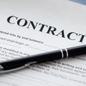 Pen on the contract papers